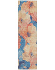 LOOMLAN Rugs Bellavor Orange Washable Indoor-Outdoor Rug