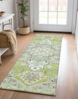 LOOMLAN Rugs Bellaya Green Washable Indoor-Outdoor Rug