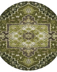 LOOMLAN Rugs Bellaya Olive Washable Indoor-Outdoor Rug