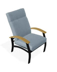 Belle Isle Cushion Supreme Height Polymer Arm Chair - LOOMLAN - Telescope - Outdoor Accent Chairs