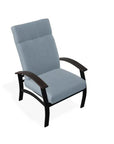 Belle Isle Cushion Supreme Height Polymer Arm Chair - LOOMLAN - Telescope - Outdoor Accent Chairs