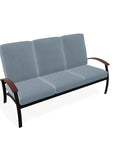 Belle Isle Cushion Three - Seat Sofa MGP Arms - LOOMLAN - Telescope - Outdoor Sofas & Loveseats