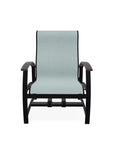 Belle Isle Hidden Motion MGP Armed Chat Chair - LOOMLAN - Telescope - Outdoor Accent Chairs