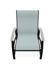 Belle Isle Hidden Motion MGP Armed Chat Chair - LOOMLAN - Telescope - Outdoor Accent Chairs