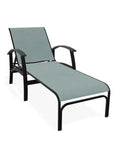 Belle Isle MGP Sling Four Position Lay - Flat Arms Chaise - LOOMLAN - Telescope - Outdoor Chaises