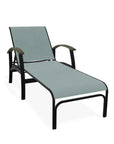 Belle Isle MGP Sling Four Position Lay - Flat Arms Chaise - LOOMLAN - Telescope - Outdoor Chaises