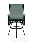 Belle Isle Sling Bar Height Swivel MGP Arm Chair - LOOMLAN - Telescope - Outdoor Bar Stools