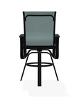 Belle Isle Sling Bar Height Swivel MGP Arm Chair - LOOMLAN - Telescope - Outdoor Bar Stools