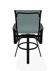 Belle Isle Sling Bar Height Swivel MGP Arm Chair - LOOMLAN - Telescope - Outdoor Bar Stools