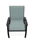 Belle Isle Sling Marine Grade Polymer Arm Chair - LOOMLAN - Telescope - Outdoor Accent Chairs