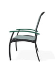 Belle Isle Sling Marine Grade Polymer Arm Chair - LOOMLAN - Telescope - Outdoor Accent Chairs