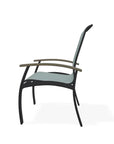 Belle Isle Sling Marine Grade Polymer Arm Chair - LOOMLAN - Telescope - Outdoor Accent Chairs