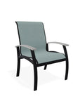 Belle Isle Sling Marine Grade Polymer Arm Chair - LOOMLAN - Telescope - Outdoor Accent Chairs