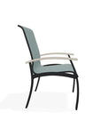 Belle Isle Sling Marine Grade Polymer Arm Chair - LOOMLAN - Telescope - Outdoor Accent Chairs