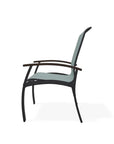 Belle Isle Sling Marine Grade Polymer Arm Chair - LOOMLAN - Telescope - Outdoor Accent Chairs