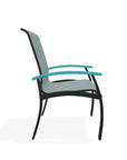 Belle Isle Sling Marine Grade Polymer Arm Chair - LOOMLAN - Telescope - Outdoor Accent Chairs