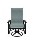 Belle Isle Sling Supreme Swivel Rocker MGP Arms - LOOMLAN - Telescope - Outdoor Accent Chairs
