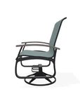 Belle Isle Sling Swivel Rocker with MGP Arms - LOOMLAN - Telescope - Outdoor Accent Chairs