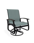 Belle Isle Sling Swivel Rocker with MGP Arms - LOOMLAN - Telescope - Outdoor Accent Chairs