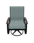 Belle Isle Sling Swivel Rocker with MGP Arms - LOOMLAN - Telescope - Outdoor Accent Chairs