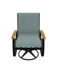 Belle Isle Sling Swivel Rocker with MGP Arms - LOOMLAN - Telescope - Outdoor Accent Chairs