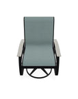 Belle Isle Sling Swivel Rocker with MGP Arms - LOOMLAN - Telescope - Outdoor Accent Chairs