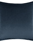 D.V. Kap Belvedere Flange Azure Blue Throw Pillow With Insert