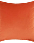 D.V. Kap Belvedere Flange Mango Red Throw Pillow With Insert