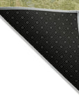 LOOMLAN Rugs Blazura Green Washable Indoor-Outdoor Rug