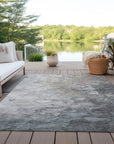 LOOMLAN Rugs Braearis Brown Washable Indoor-Outdoor Rug