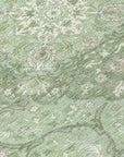 LOOMLAN Rugs Braeor Green Washable Indoor-Outdoor Rug