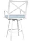 Bristol Sunbrella Swivel Outdoor Barstool - LOOMLAN - Sunset West - Outdoor Bar Stools