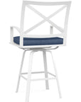 Bristol Swivel Outdoor Counter Stool - LOOMLAN - Sunset West - Outdoor Counter Stools