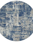 LOOMLAN Rugs Caelan Blue Washable Indoor-Outdoor Rug