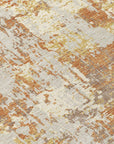 LOOMLAN Rugs Caelan Orange Washable Indoor-Outdoor Rug