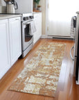 LOOMLAN Rugs Caelan Orange Washable Indoor-Outdoor Rug