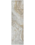LOOMLAN Rugs Caelaris Ivory Washable Indoor-Outdoor Rug