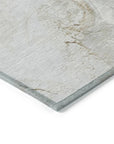 LOOMLAN Rugs Caelaris Ivory Washable Indoor-Outdoor Rug