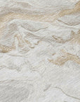 LOOMLAN Rugs Caelaris Ivory Washable Indoor-Outdoor Rug