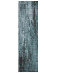 LOOMLAN Rugs Caelion Teal Washable Indoor-Outdoor Rug