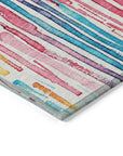 LOOMLAN Rugs Caelira Ivory Washable Indoor-Outdoor Rug