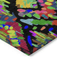 LOOMLAN Rugs Caeluma Black Washable Indoor-Outdoor Rug
