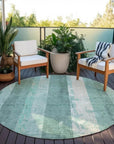 LOOMLAN Rugs Caelyn Seafoam Washable Indoor-Outdoor Rug
