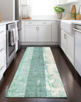 LOOMLAN Rugs Caelyn Seafoam Washable Indoor-Outdoor Rug