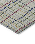 LOOMLAN Rugs Calista Putty Washable Indoor-Outdoor Rug