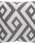 D.V. Kap Carat Grey Throw Pillow With Insert