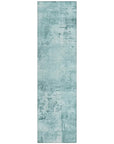 LOOMLAN Rugs Cassiva Blue Washable Indoor-Outdoor Rug