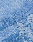 LOOMLAN Rugs Cassiva Navy Washable Indoor-Outdoor Rug