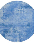LOOMLAN Rugs Cassiva Navy Washable Indoor-Outdoor Rug