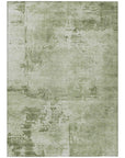 LOOMLAN Rugs Cassiva Olive Washable Indoor-Outdoor Rug